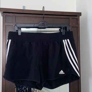 Black adidas shorts